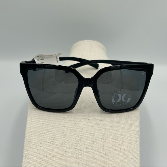 Hurley Accessories - Hurley Black Square Polarized Sunglasses
